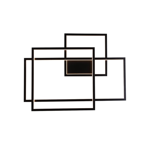 Applique murale Geometric noire à variateur