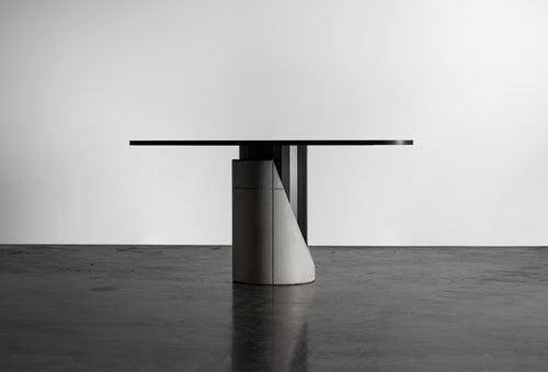 Table à manger en béton Sharp carrée