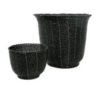 Bonbonnière en perles de rocaille noires 13 cm, vue 6