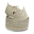 Panier plat Quatre Mains en sisal naturel, vue 5