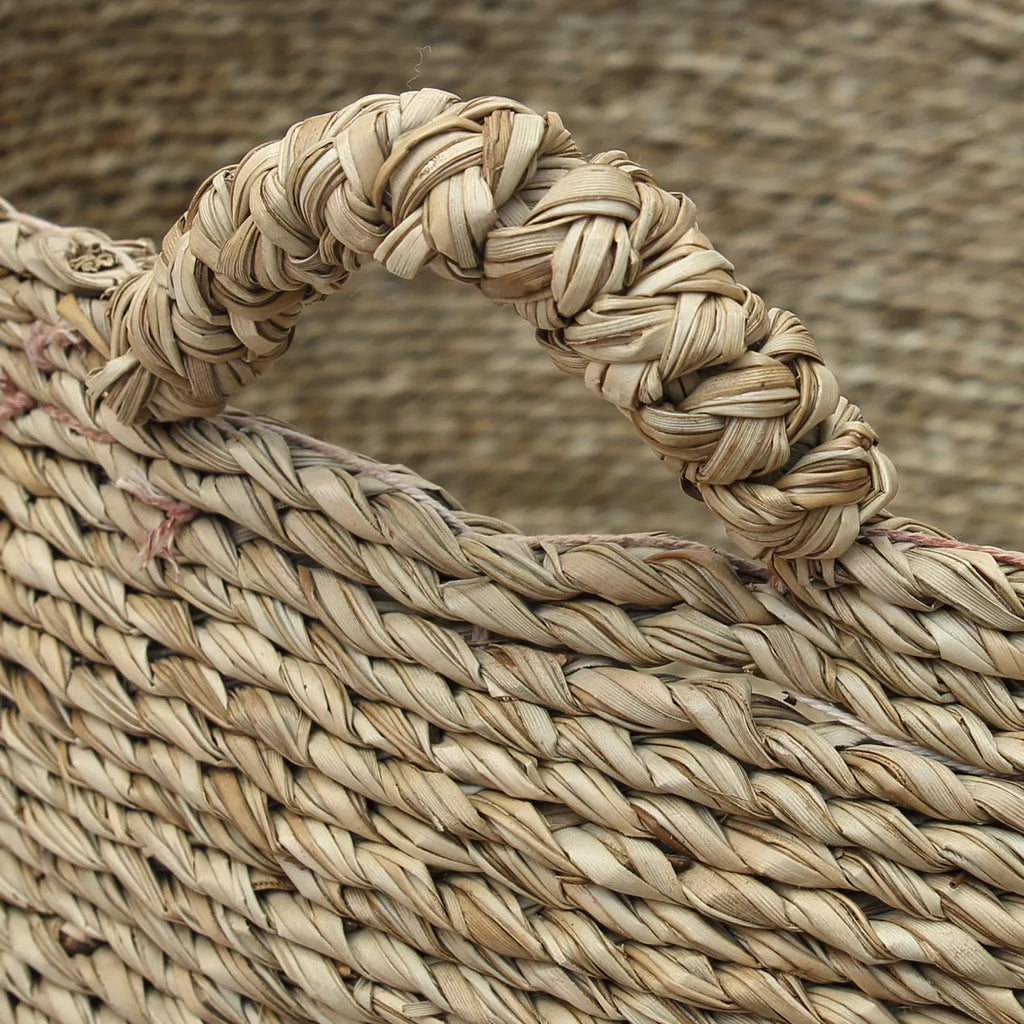 Panier plat Quatre Mains en sisal naturel, vue 7
