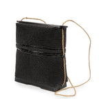 Coffret en perles de rocaille noires et bambou 25 cm, vue 4
