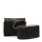 Coffret en perles de rocaille noires et bambou 25 cm, vue 5