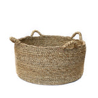 Panier plat Quatre Mains en sisal naturel