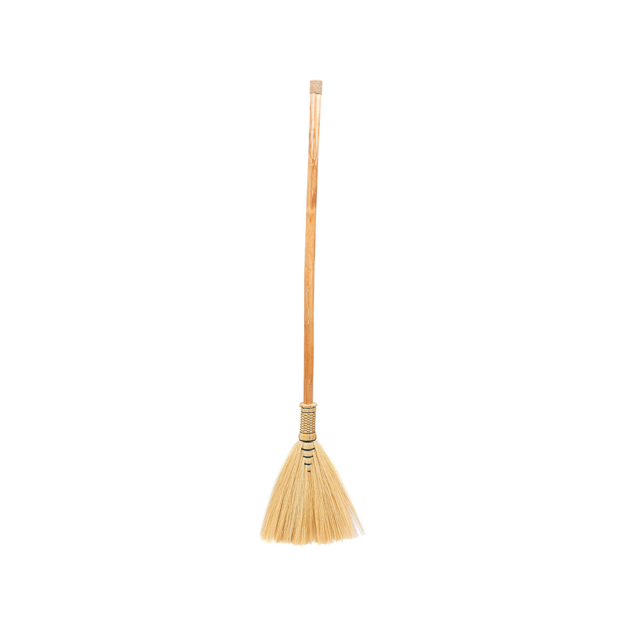 Grand balai décoratif en herbe blonde 130 cm
