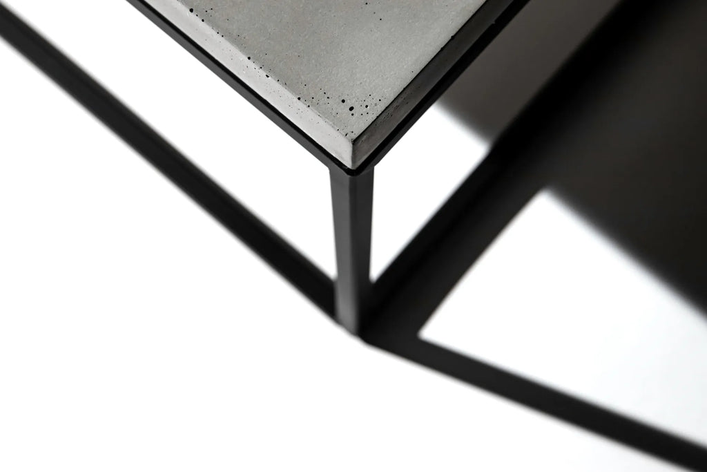 Table basse en béton Perspective noir vue 5