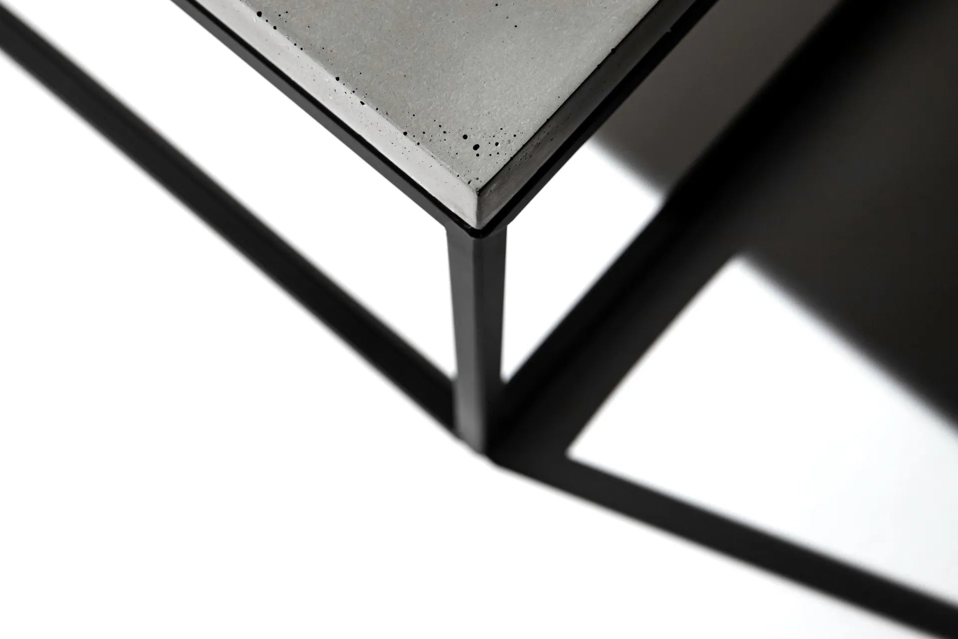Table basse en béton Perspective noir vue 5