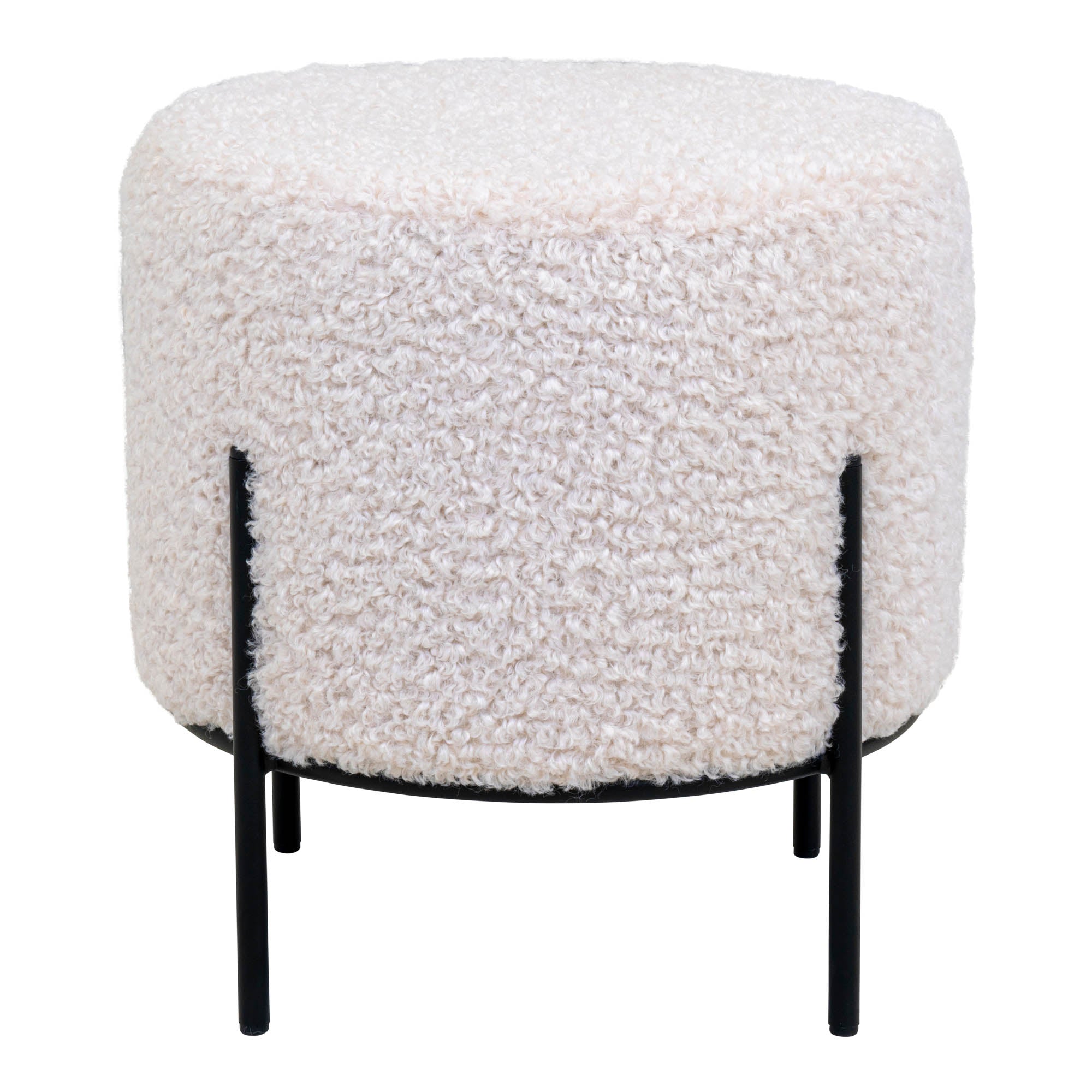 Pouf Alford Blanc