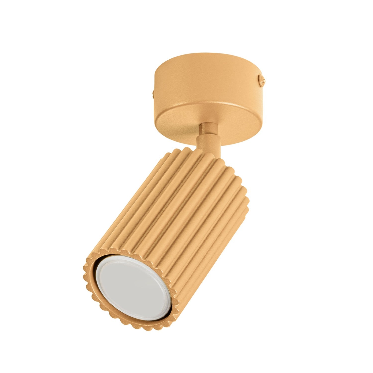 Plafonnier Karbon 1 aluminium doré GU10
