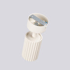 Plafonnier Karbon 1 aluminium beige GU10 vue rapprochée