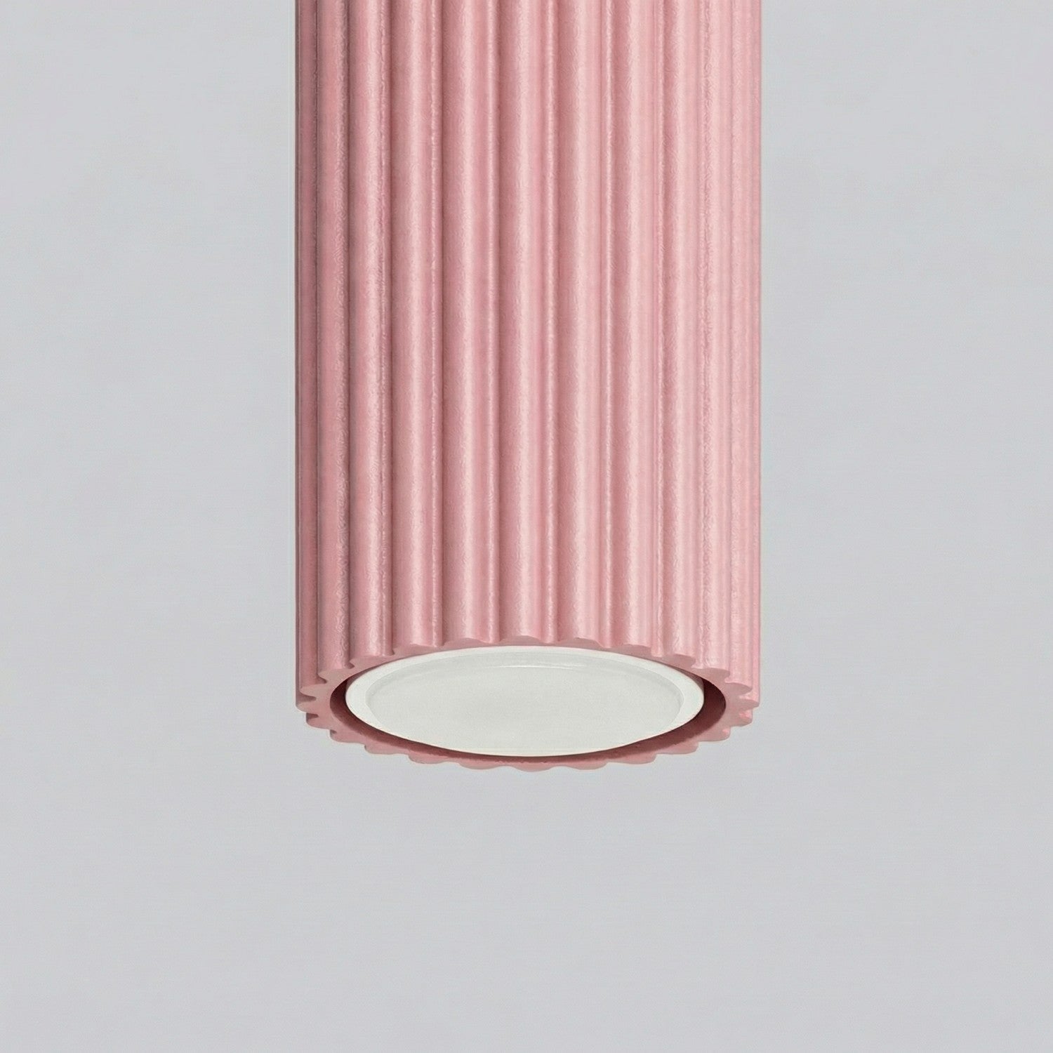 Plafonnier Karbon 10 aluminium rose GU10 en situation