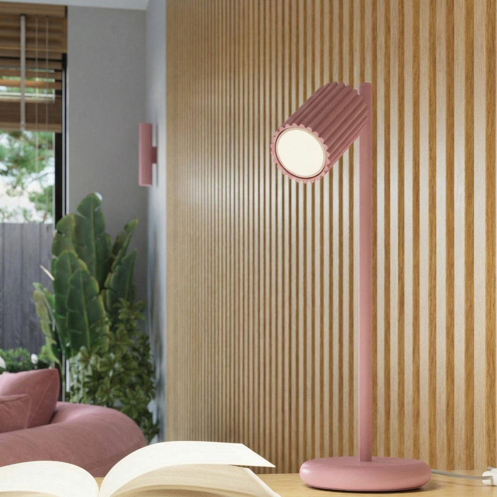 Suspension Karbon 1 lumière aluminium rose GU10 en situation