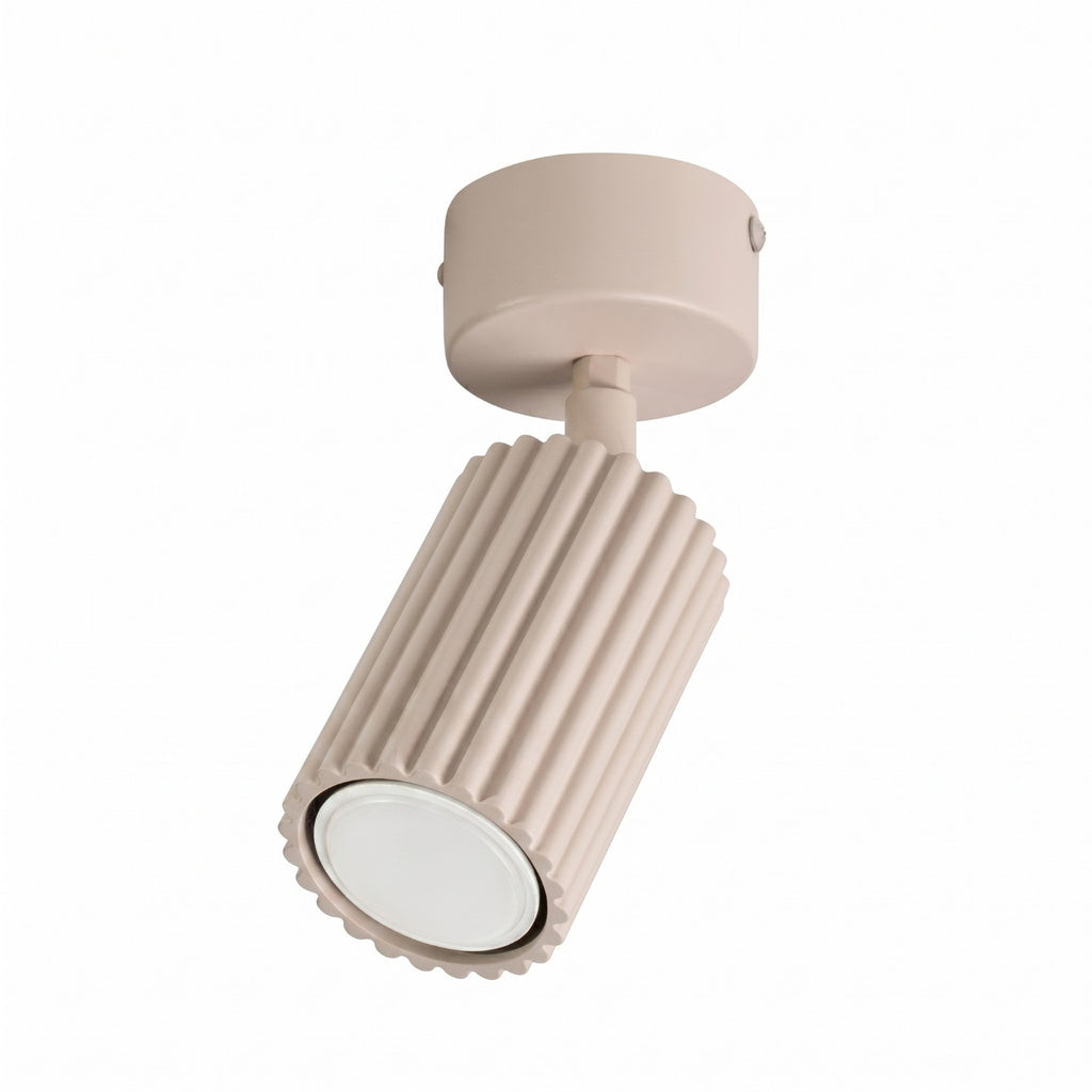 Plafonnier Karbon 1 aluminium taupe GU10