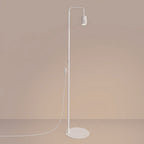 Lampadaire Karbon 1 aluminium blanc GU10 vue de trois quarts