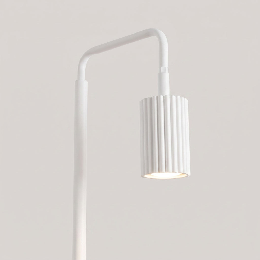 Lampadaire Karbon 1 aluminium blanc GU10 en situation