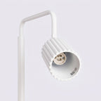 Lampadaire Karbon 1 aluminium blanc GU10 vue rapprochée
