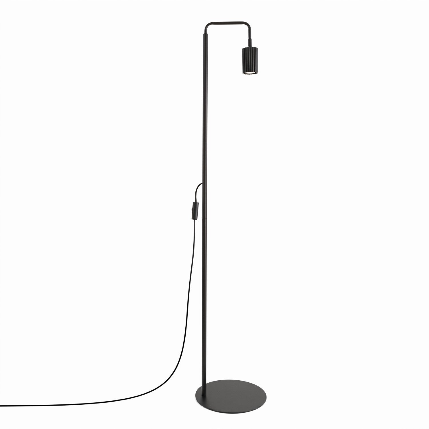 Lampadaire Karbon 1 aluminium noir GU10