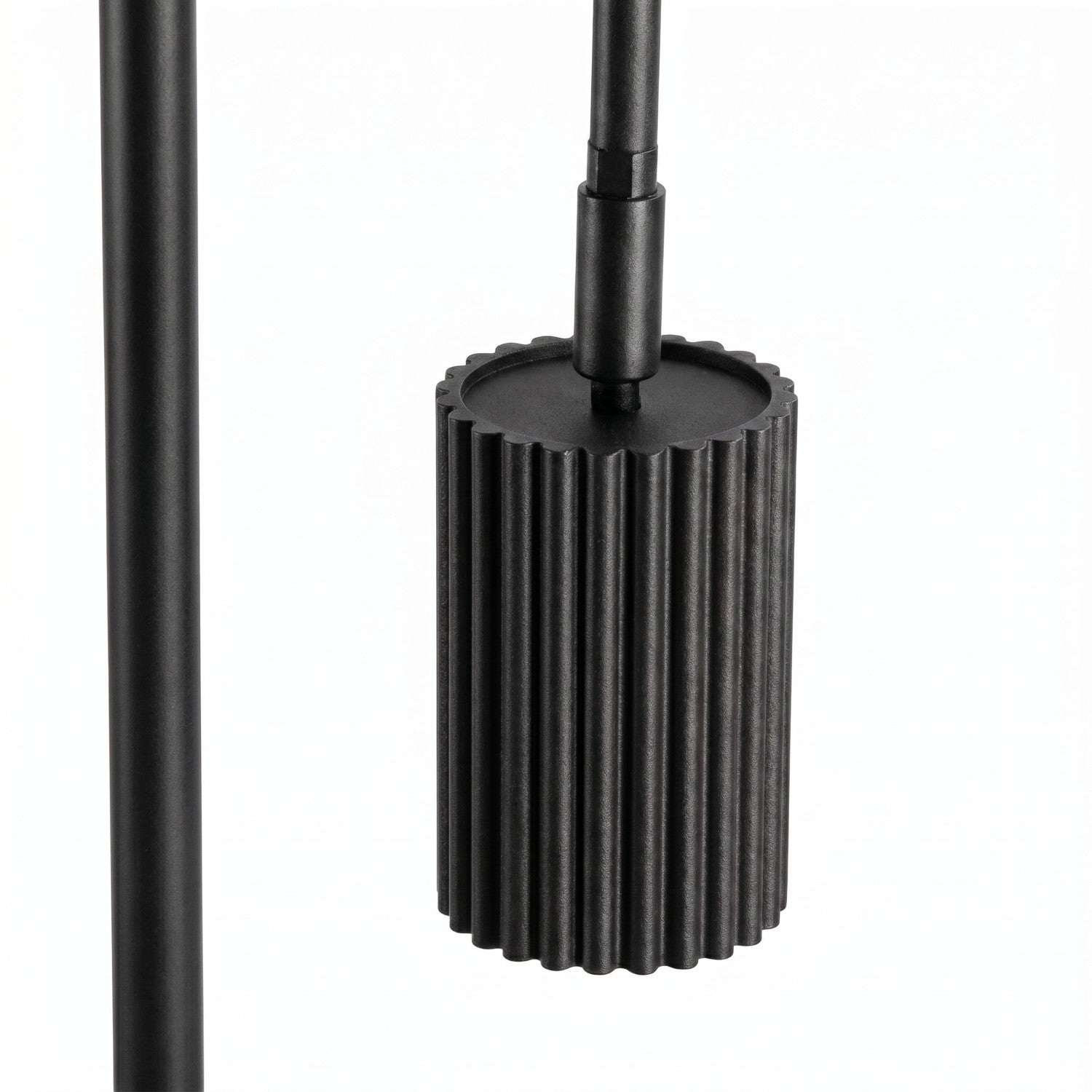 Lampadaire Karbon 1 aluminium noir GU10 tête orientée