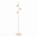 Lampadaire Karbon 3 spots aluminium beige GU10