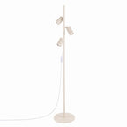 Lampadaire Karbon 3 spots aluminium beige GU10
