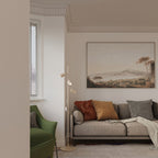 Lampadaire Karbon 3 spots aluminium beige GU10 détail