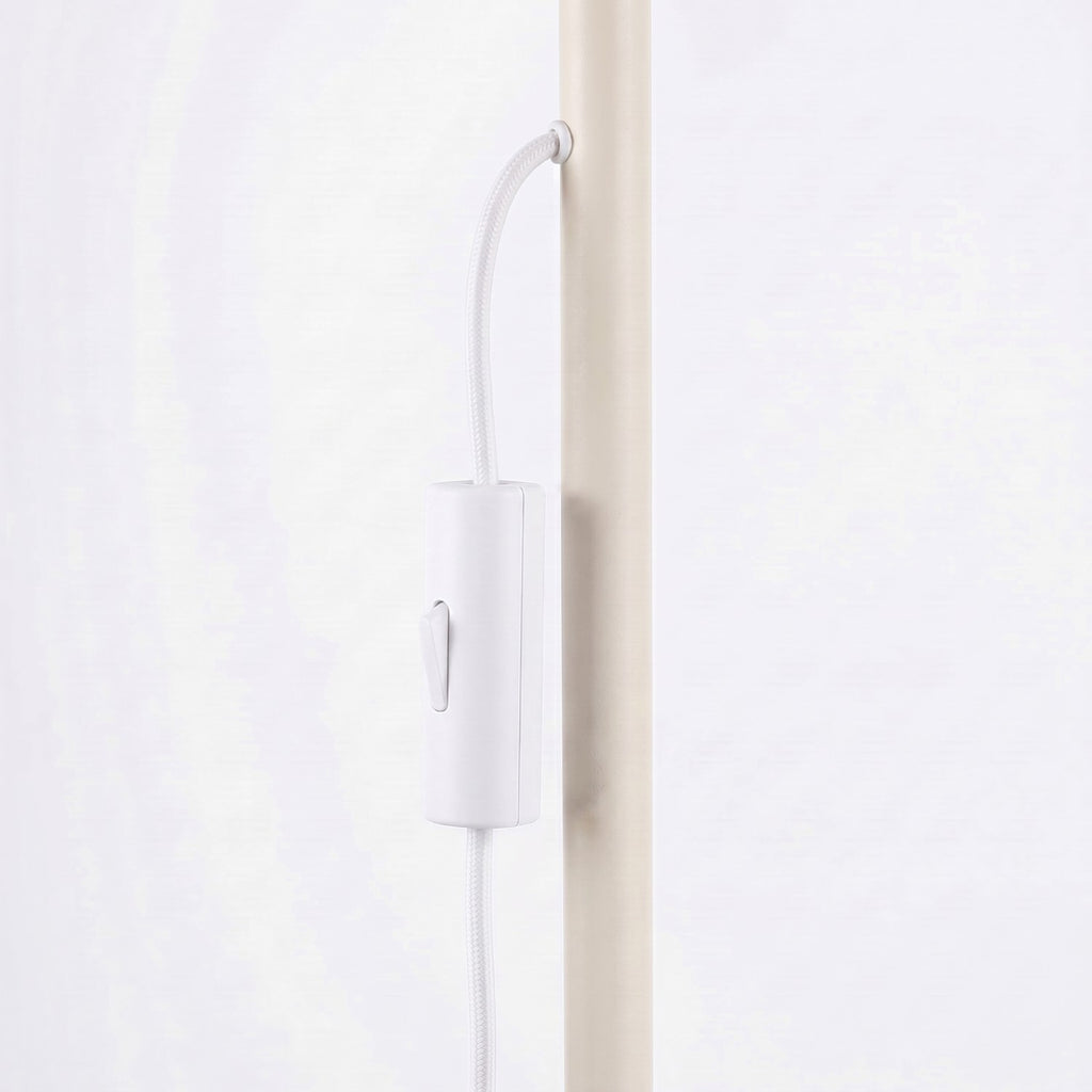 Lampadaire Karbon 3 spots aluminium beige GU10 ambiance