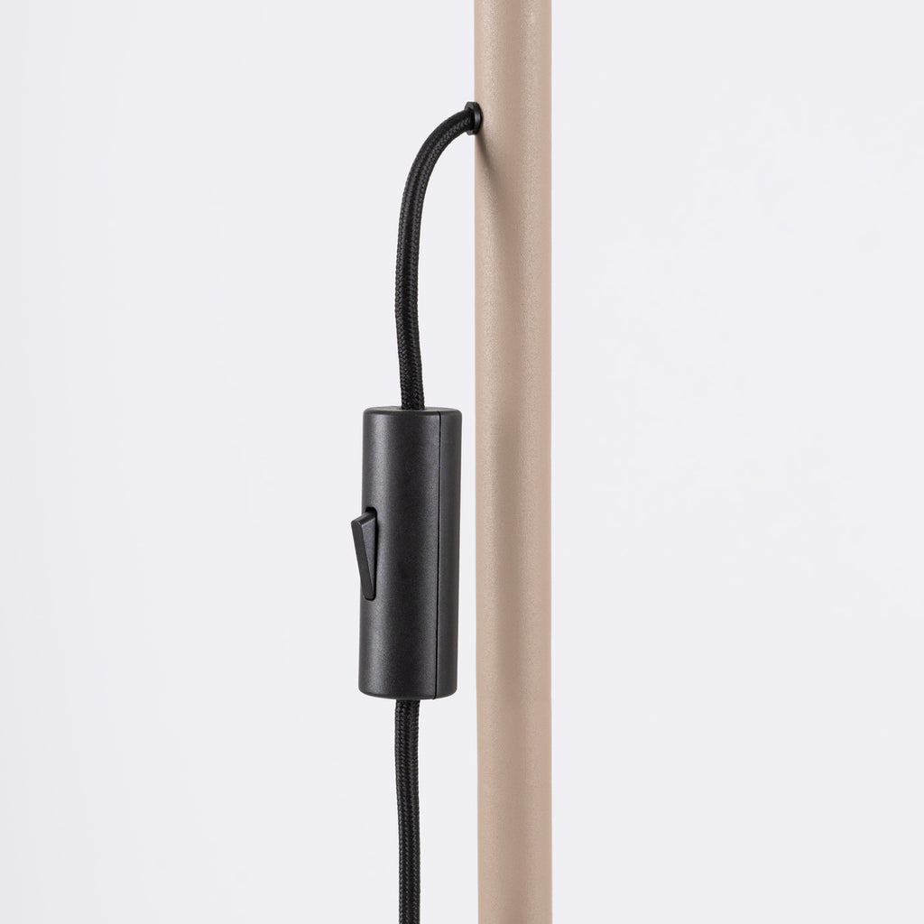 Lampadaire Karbon 3 spots aluminium taupe GU10 ambiance