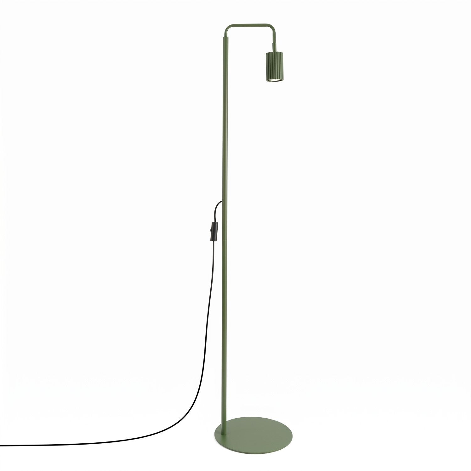 Lampadaire Karbon 1 aluminium vert olive GU10