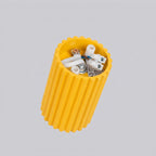Plafonnier Karbon 10 aluminium jaune GU10 en situation