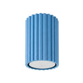 Plafonnier Karbon 10 aluminium bleu clair GU10