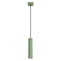 Suspension Karbon 1 lumière aluminium vert sauge GU10