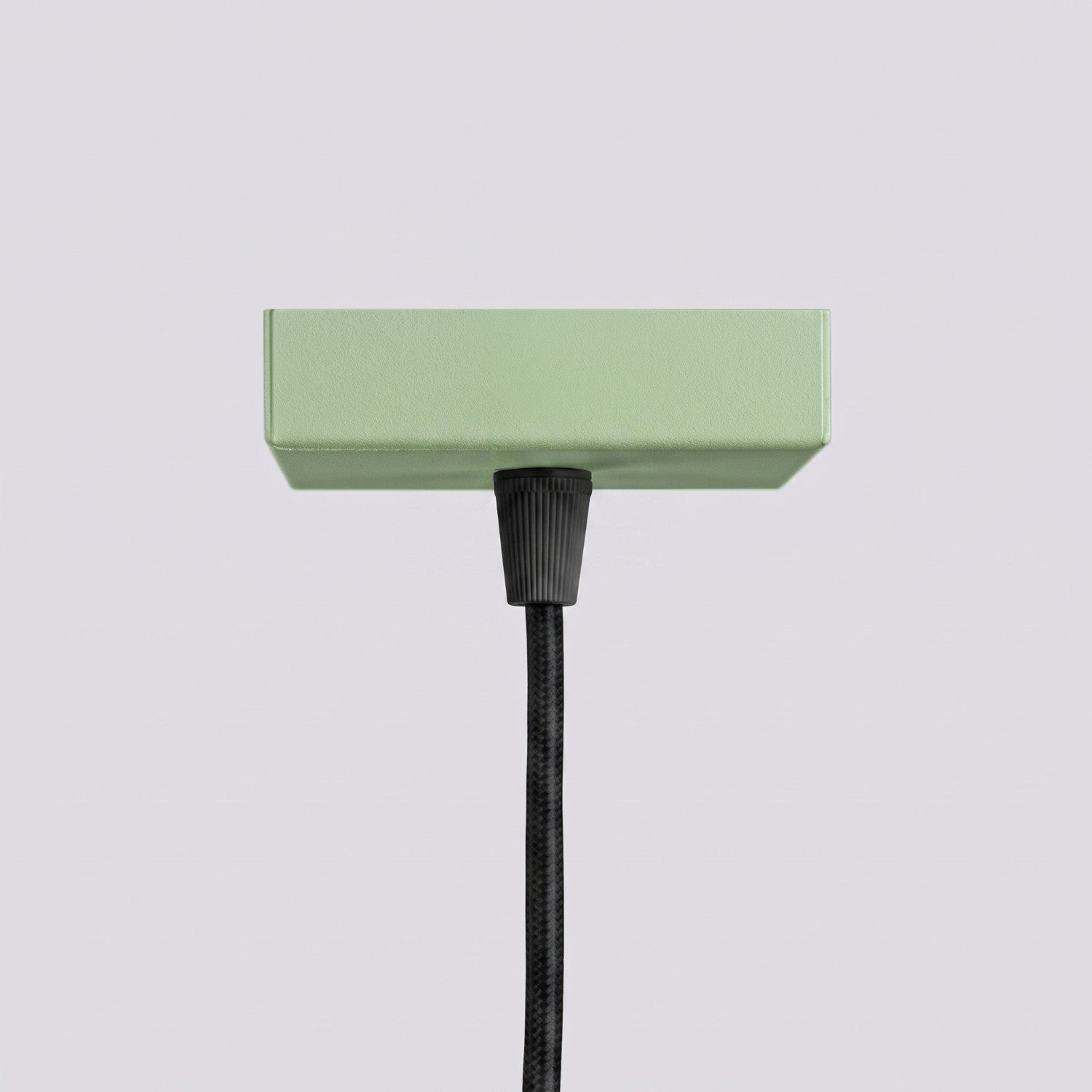 Suspension Karbon 1 lumière aluminium vert sauge GU10 ambiance
