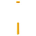 Suspension Karbon 1 lumière aluminium jaune GU10