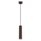 Suspension Karbon 1 lumière aluminium brun GU10