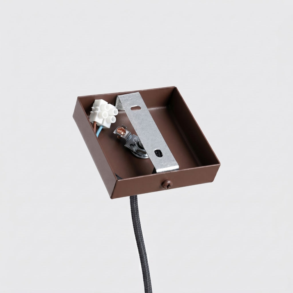 Suspension Karbon 1 lumière aluminium brun GU10 en situation