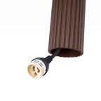 Suspension Karbon 1 lumière aluminium brun GU10 ambiance