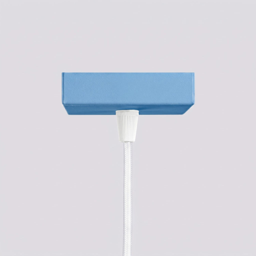 Suspension Karbon 1 lumière aluminium bleu clair GU10 ambiance
