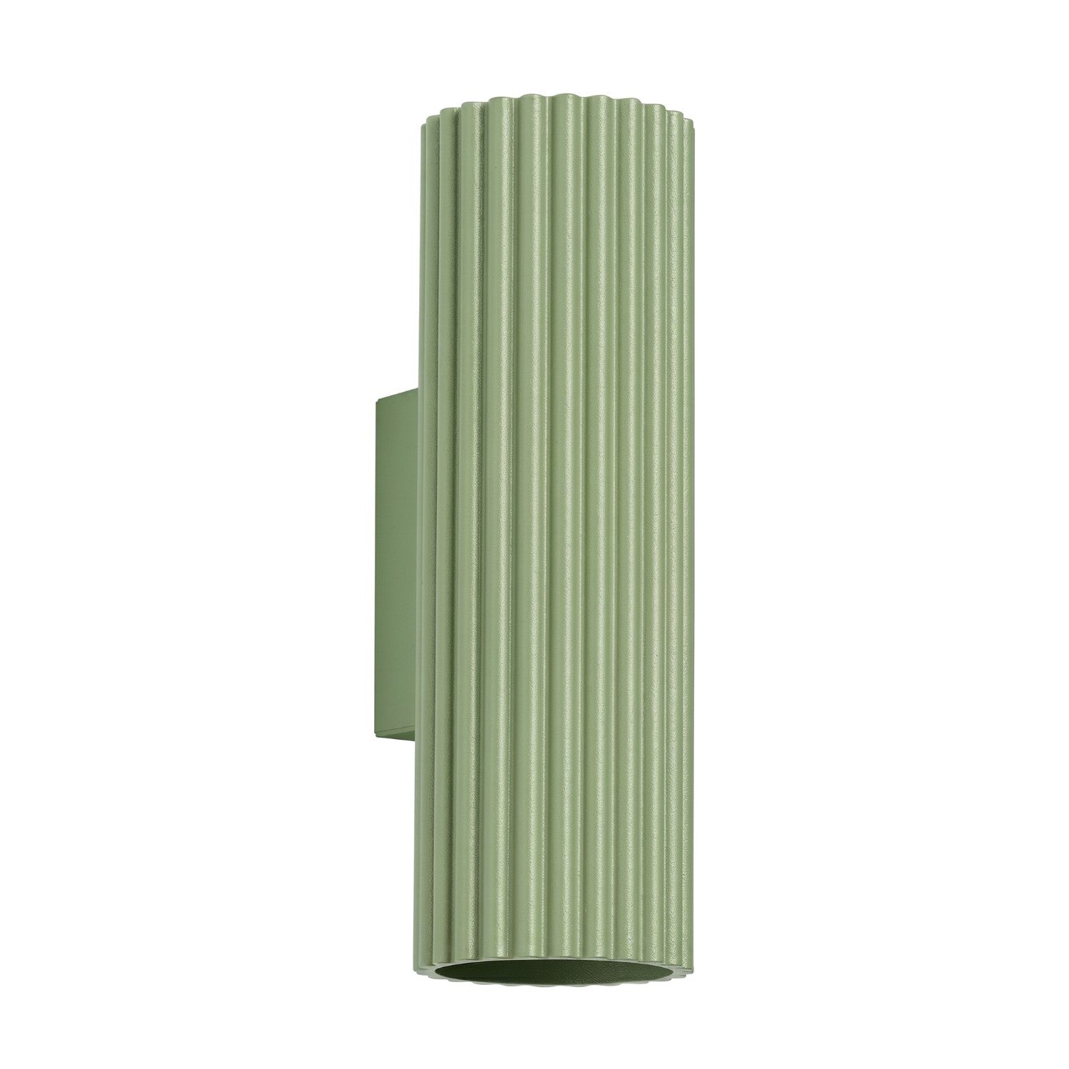Applique murale Karbon 20 haut et bas aluminium vert sauge GU10