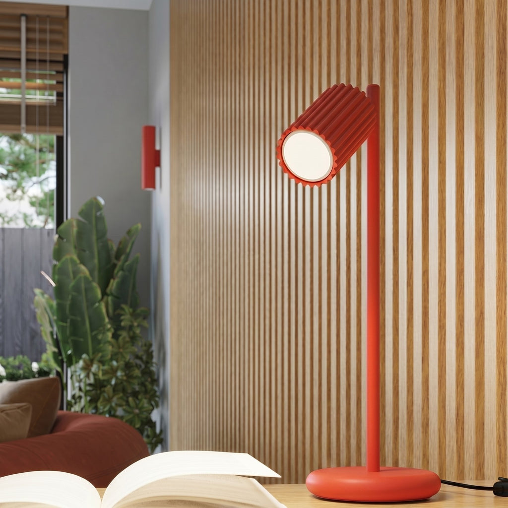 Applique murale Karbon 20 haut et bas aluminium rouge GU10 détail