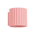 Applique murale Aura aluminium rose G9
