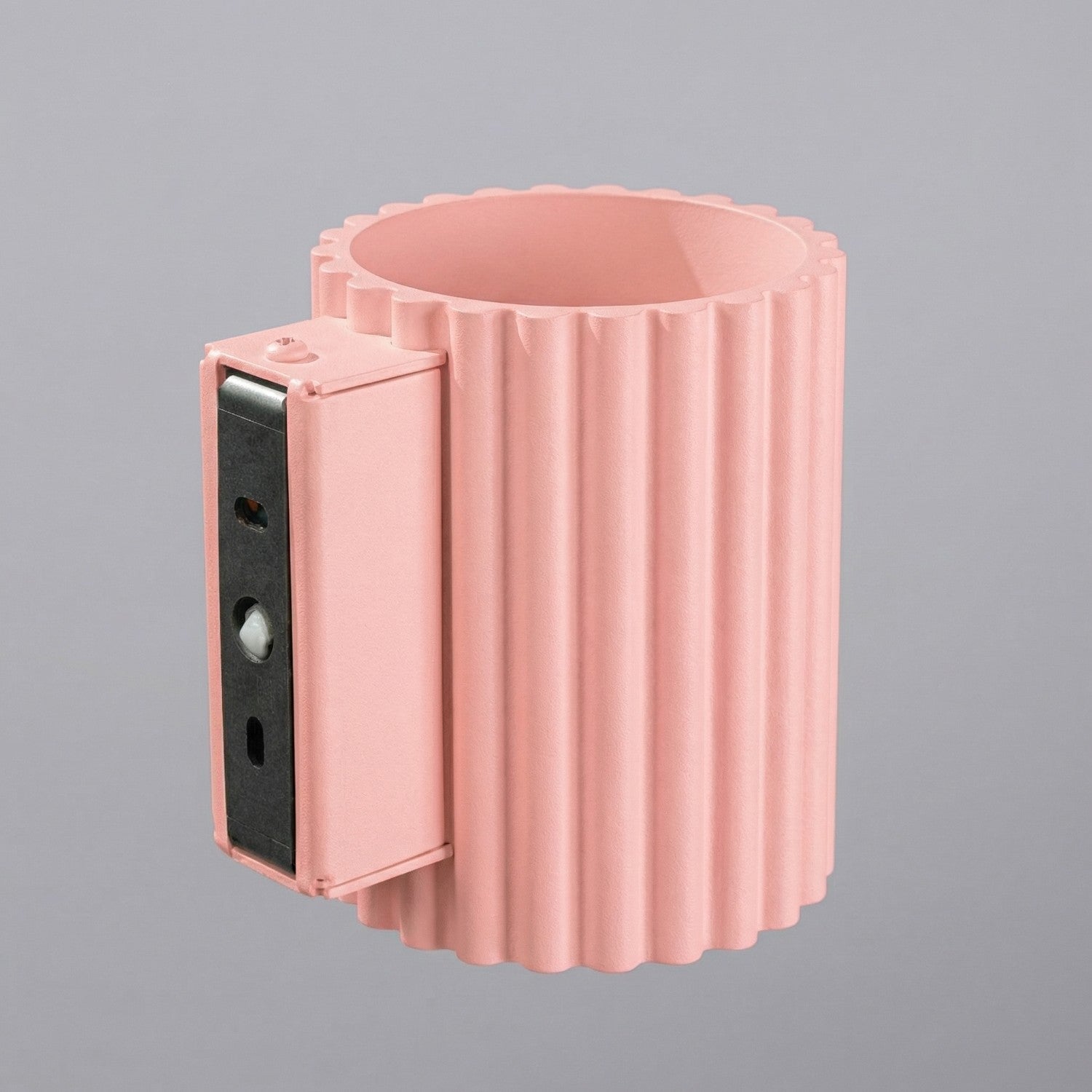 Applique murale Aura aluminium rose G9 vue de dessous