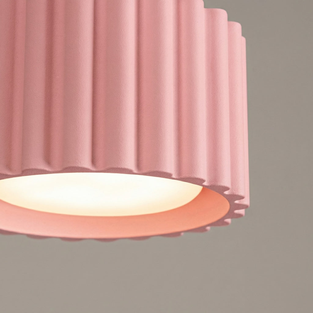 Plafonnier Aura 1 aluminium rose GX53 en situation