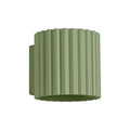 Applique murale Aura aluminium vert sauge G9