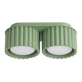 Plafonnier Aura 2 aluminium vert sauge GX53