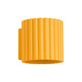Applique murale Aura aluminium jaune G9