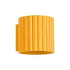 Applique murale Aura aluminium jaune G9
