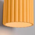 Applique murale Aura aluminium jaune G9 en situation
