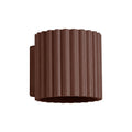 Applique murale Aura aluminium brun G9