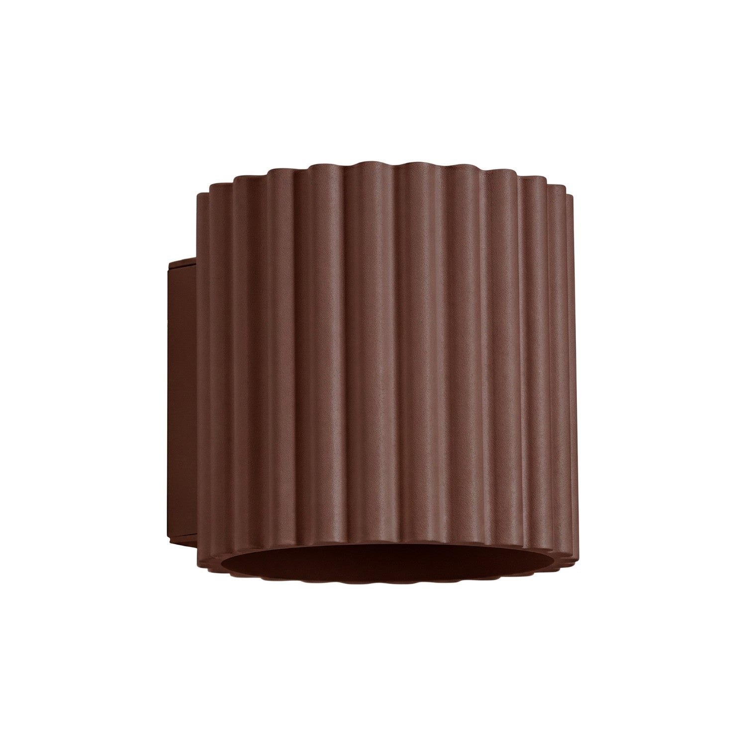 Applique murale Aura aluminium brun G9