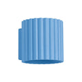 Applique murale Aura aluminium bleu clair G9